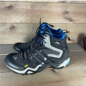 Adidas terrex fast X Womens size 7.5 shoes black waterproof hiking boots